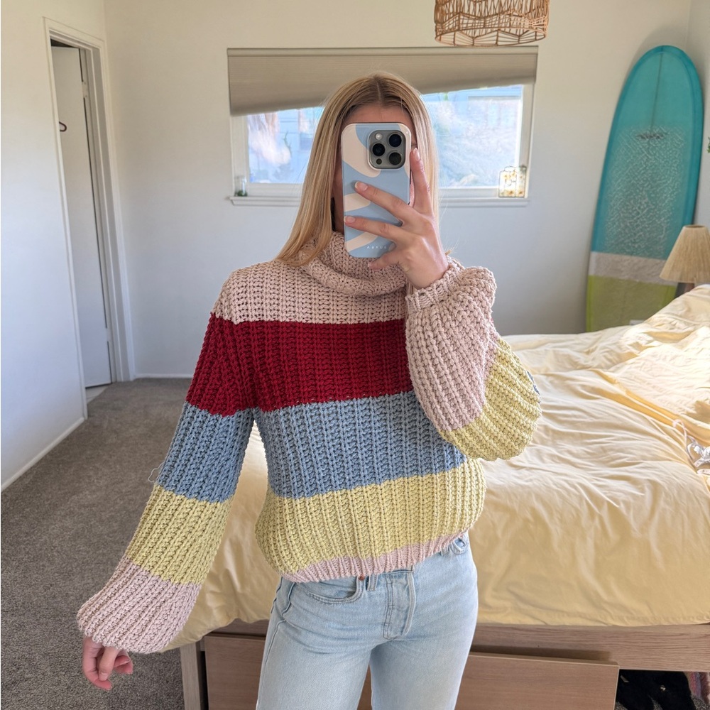 Reformation La Ligne Color Me Happy Sweater